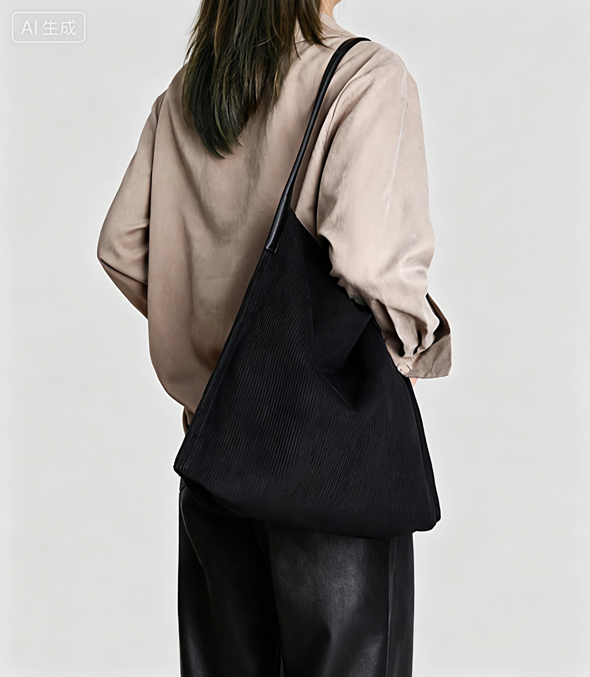 Fashionable womenbag with cowhide leather classic design