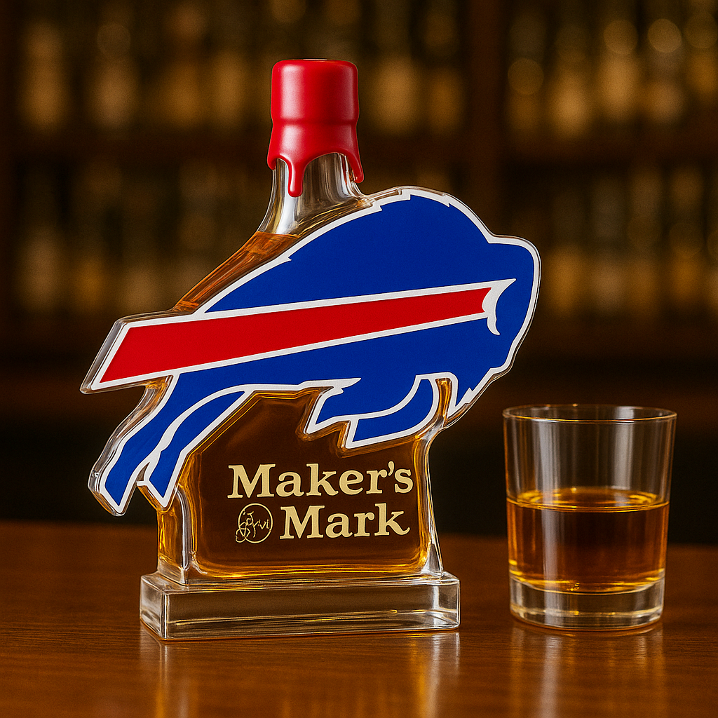 Buffalo Bills Whiskey Bottle