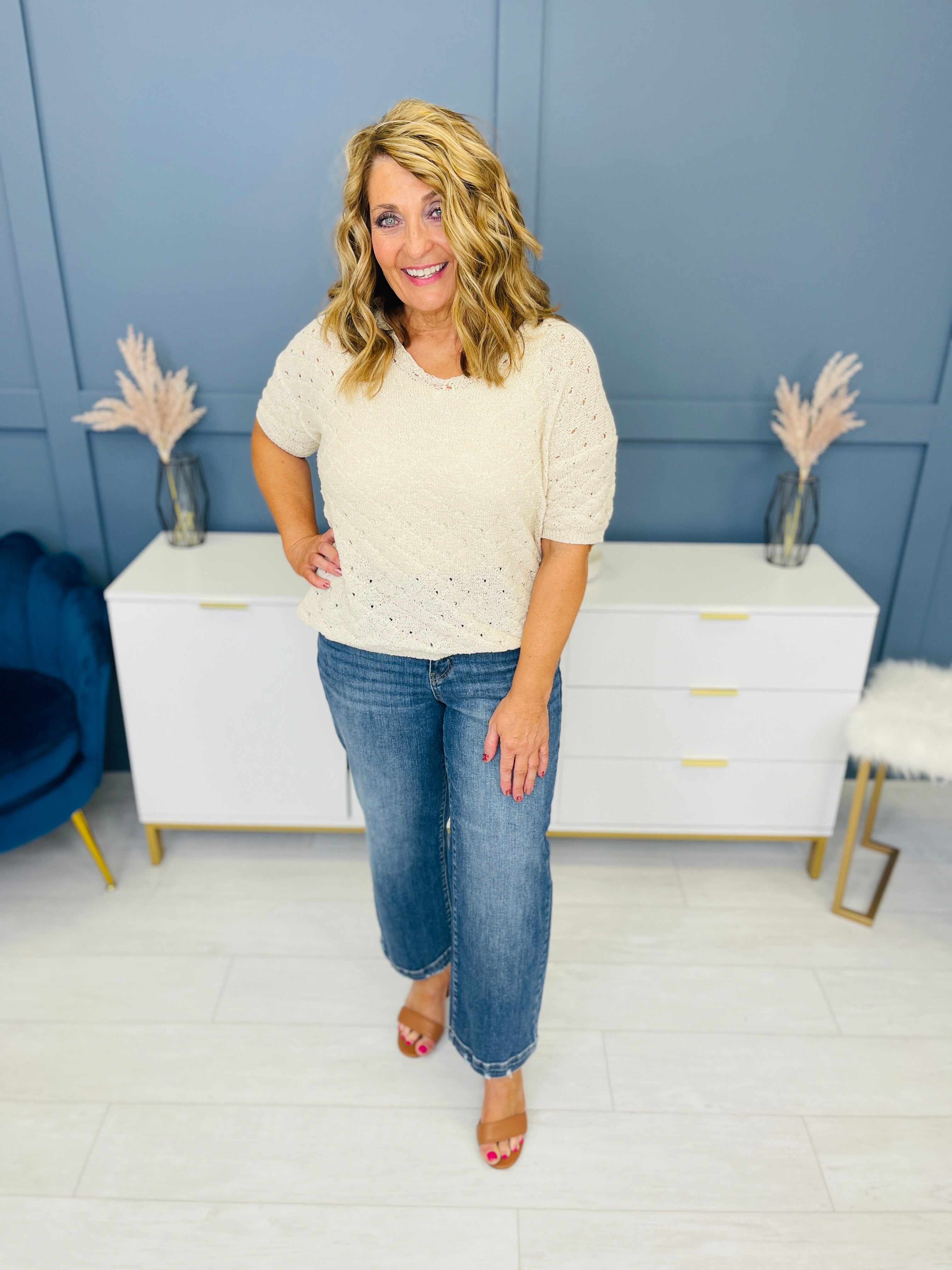REG/CURVY Wide Eyed Cropped Wide Leg Jeans