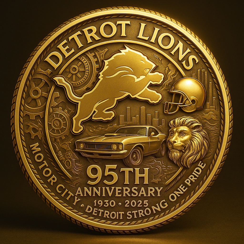 Detroit Lions 95th Anniversary Commemorative Coin