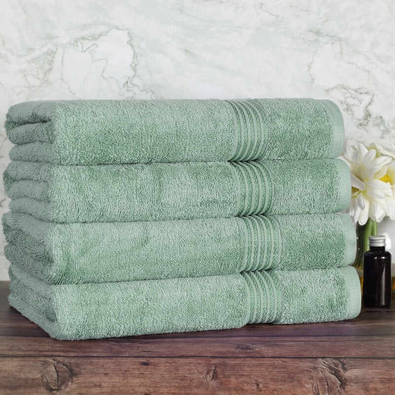 Blue Nile Mills Ibiza Egyptian Cotton Bath Towel, Set of 4