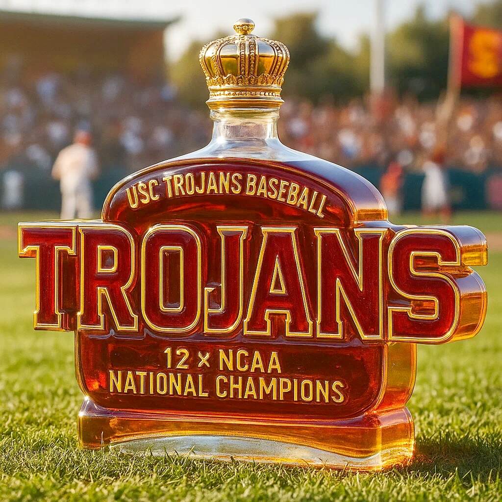 USC TORJANS Limited Edition Whisky Bottle