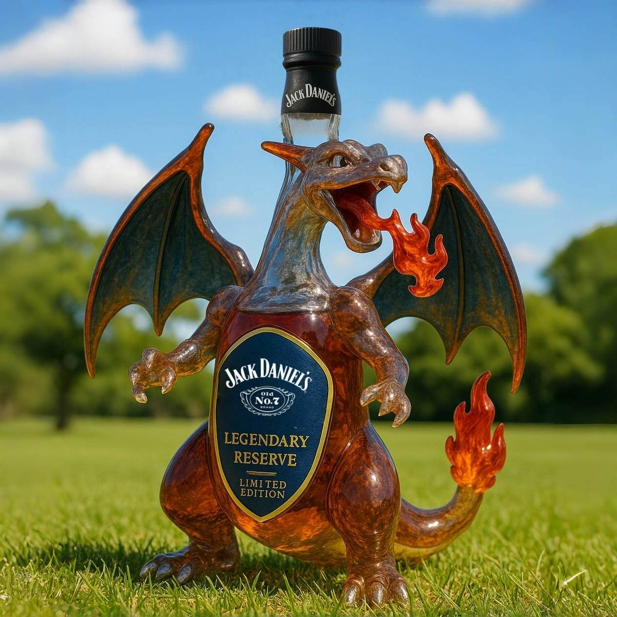 Charizard Whiskey Bottle