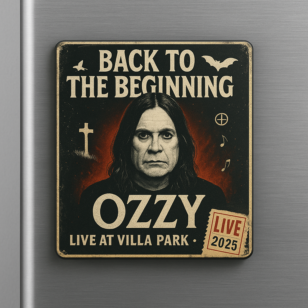 Ozzy Osbourne “Final Throne” 2025 Farewell Magnet Set