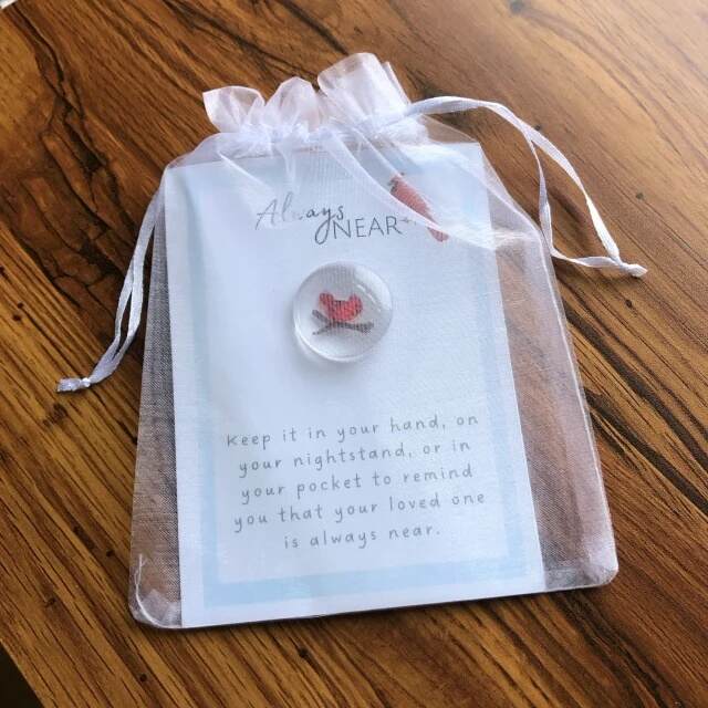 Cardinal Glass Gemstone