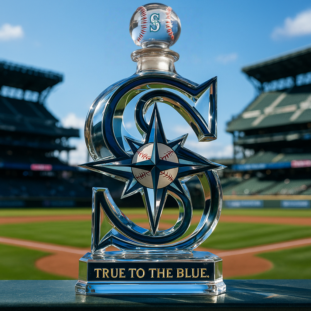 ⚓Seattle Mariners Whiskey Bottle