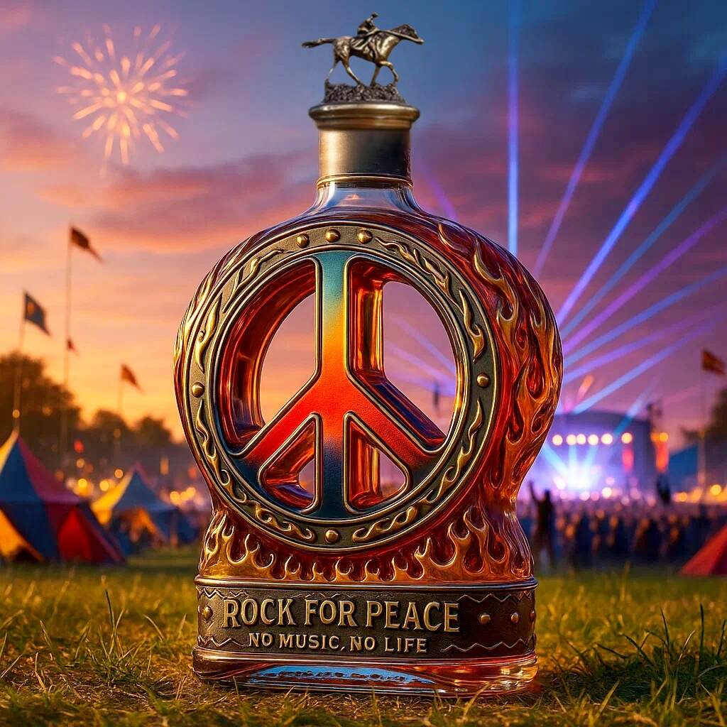 Rock for Peace – Limited Edition Whiskey Bottle