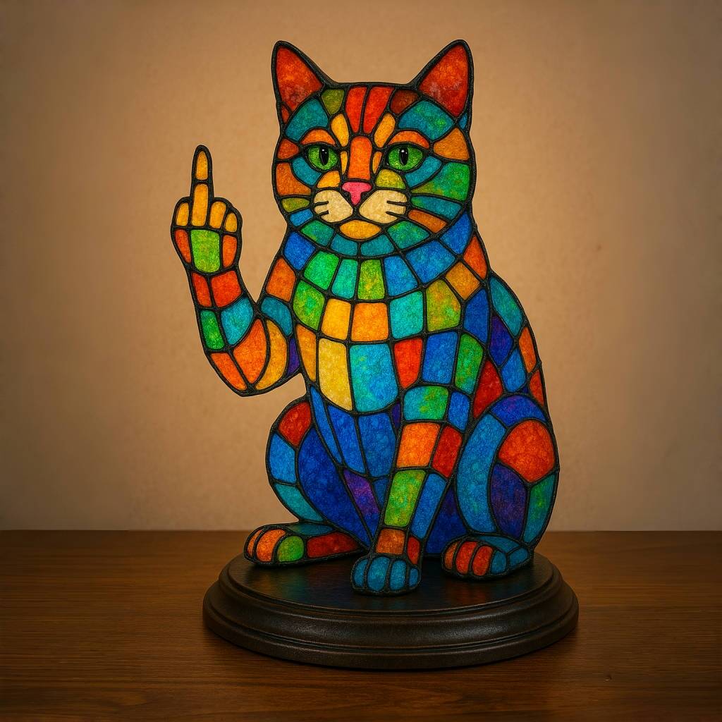 Funny Middle Finger Table Lamp