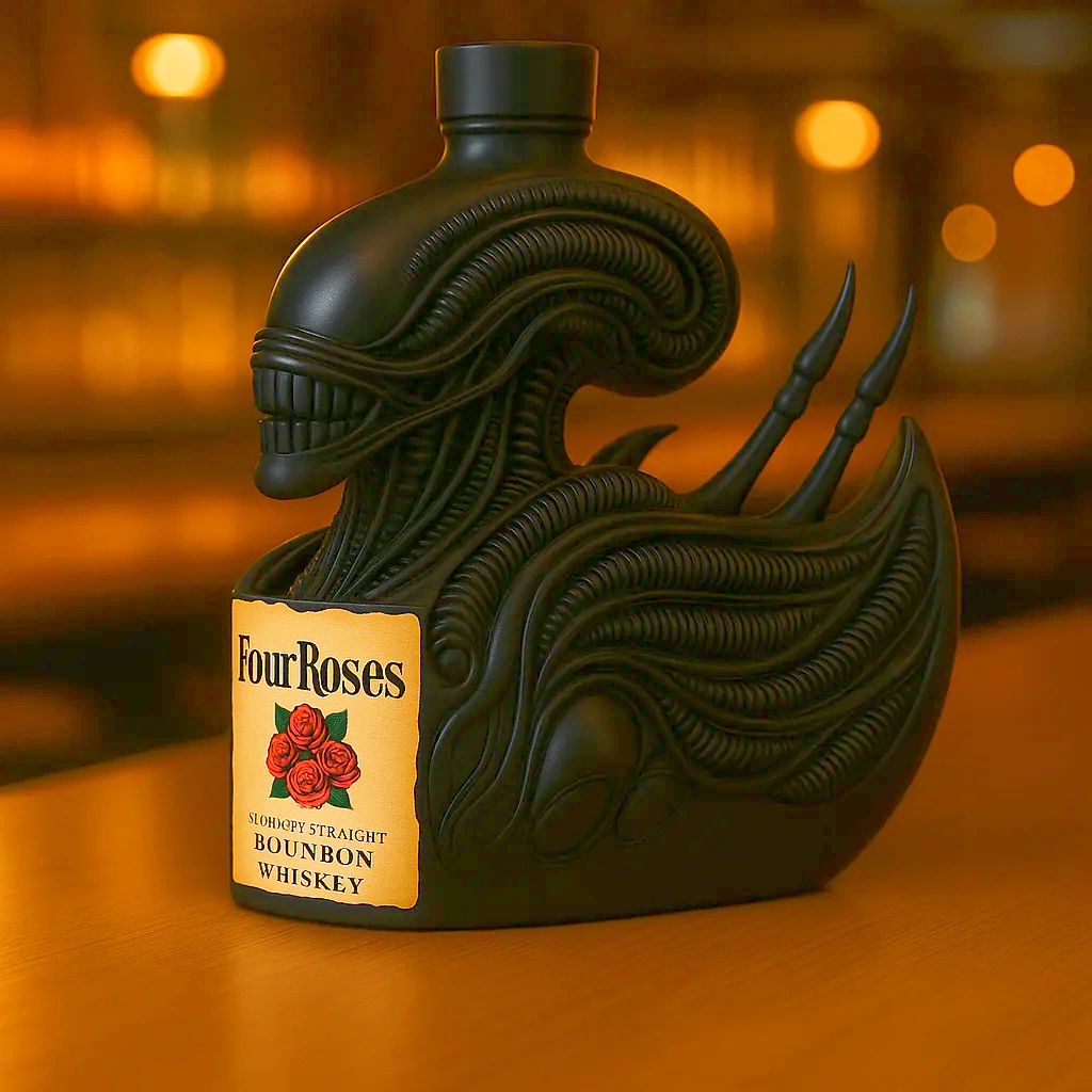 Xenomorph Duck Whisky Bottle