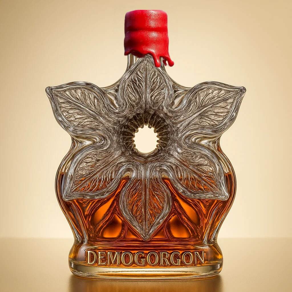 Demogorgon Spirit Collector's Whiskey Bottle