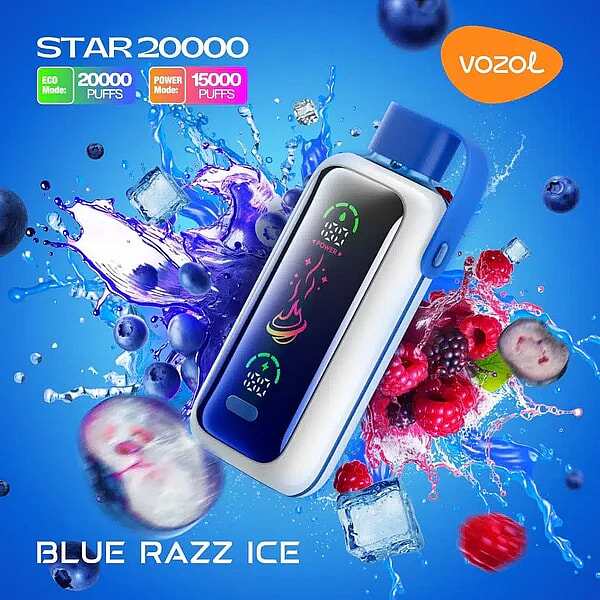 Vozol Star 20K Puffs Disposable Vape | Dual Power Mode with Mirror Screen