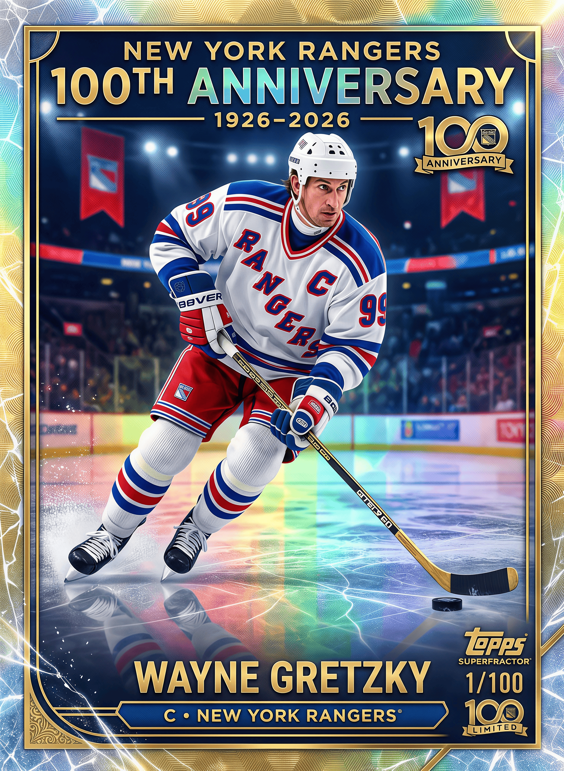 2026 New York Rangers 100th Anniversary Hobby Box