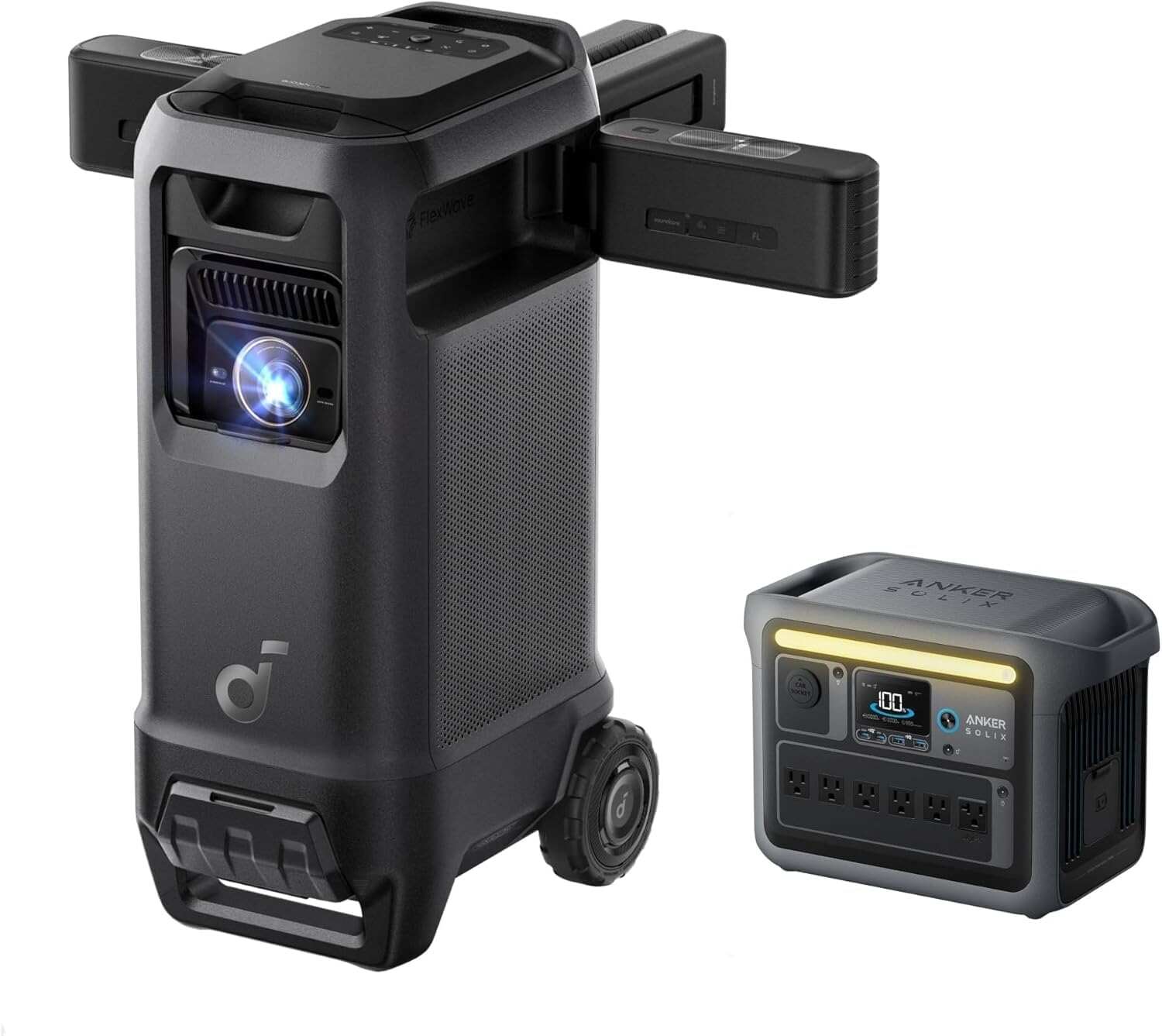 soundcore Nebula X1 Pro Mobile Theater: 4K Triple Laser Projector with 200