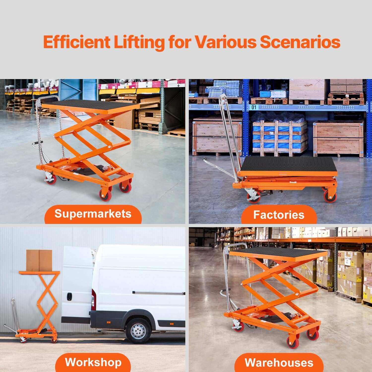 🔥Spring Fresh Sale 🎁Hydraulic Lift Table Cart