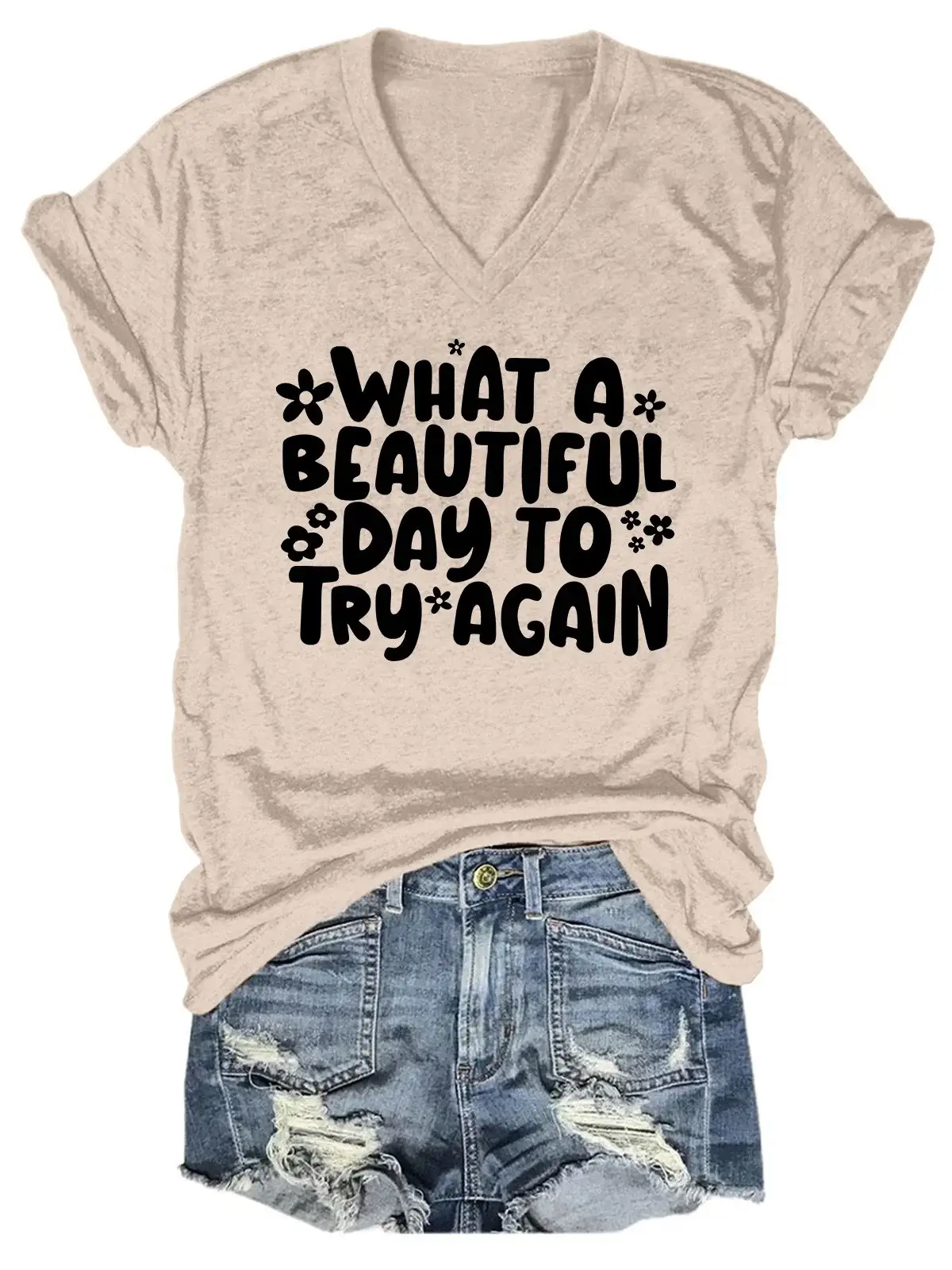 Mental Health It's A Beautiful Day Counselor Teacher ADHD Anxious Mental Health Awareness Casual Print T-shirt