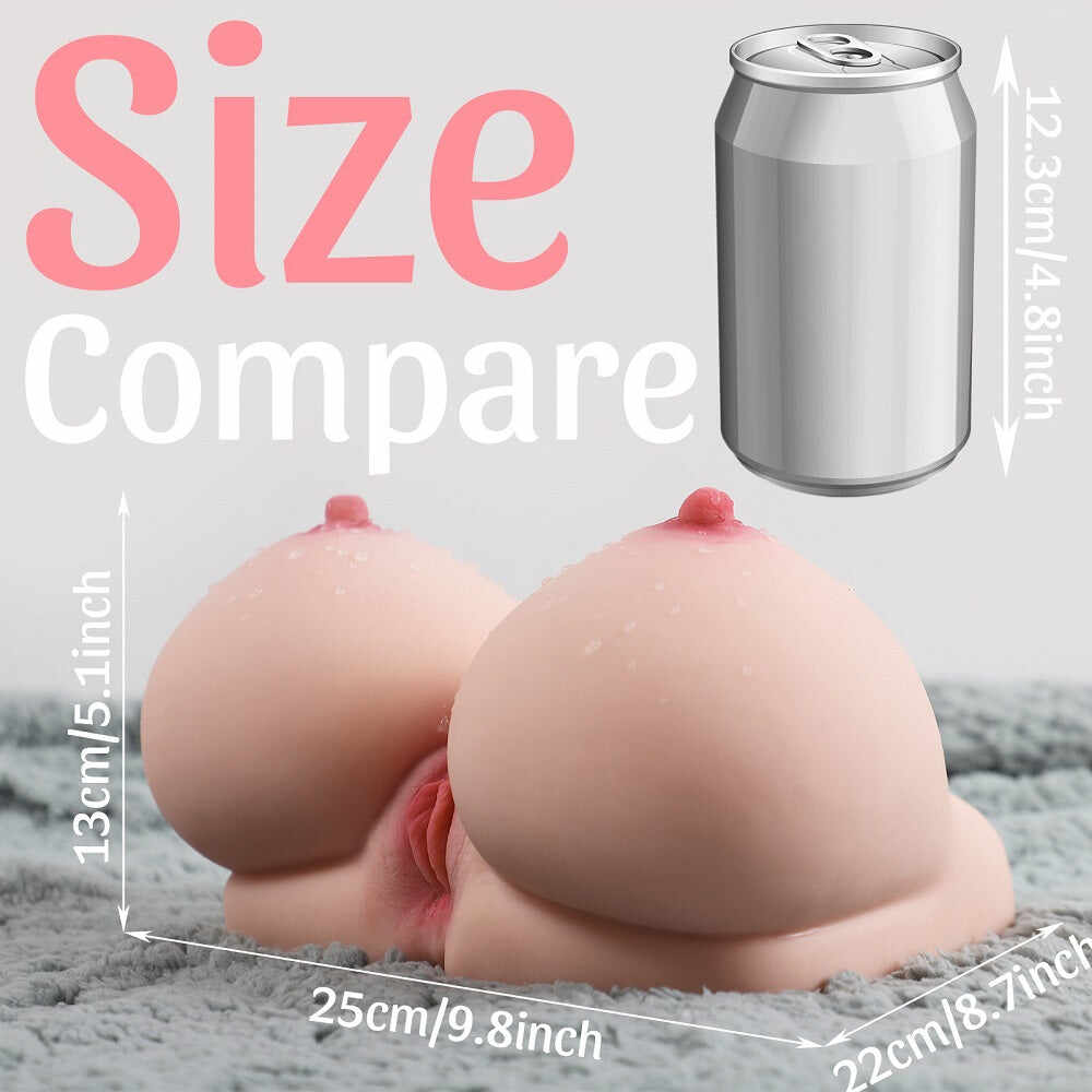 Eunice TPE Cheap Realistic Hot Boobs Sex Doll Torso With Vagina For Men
