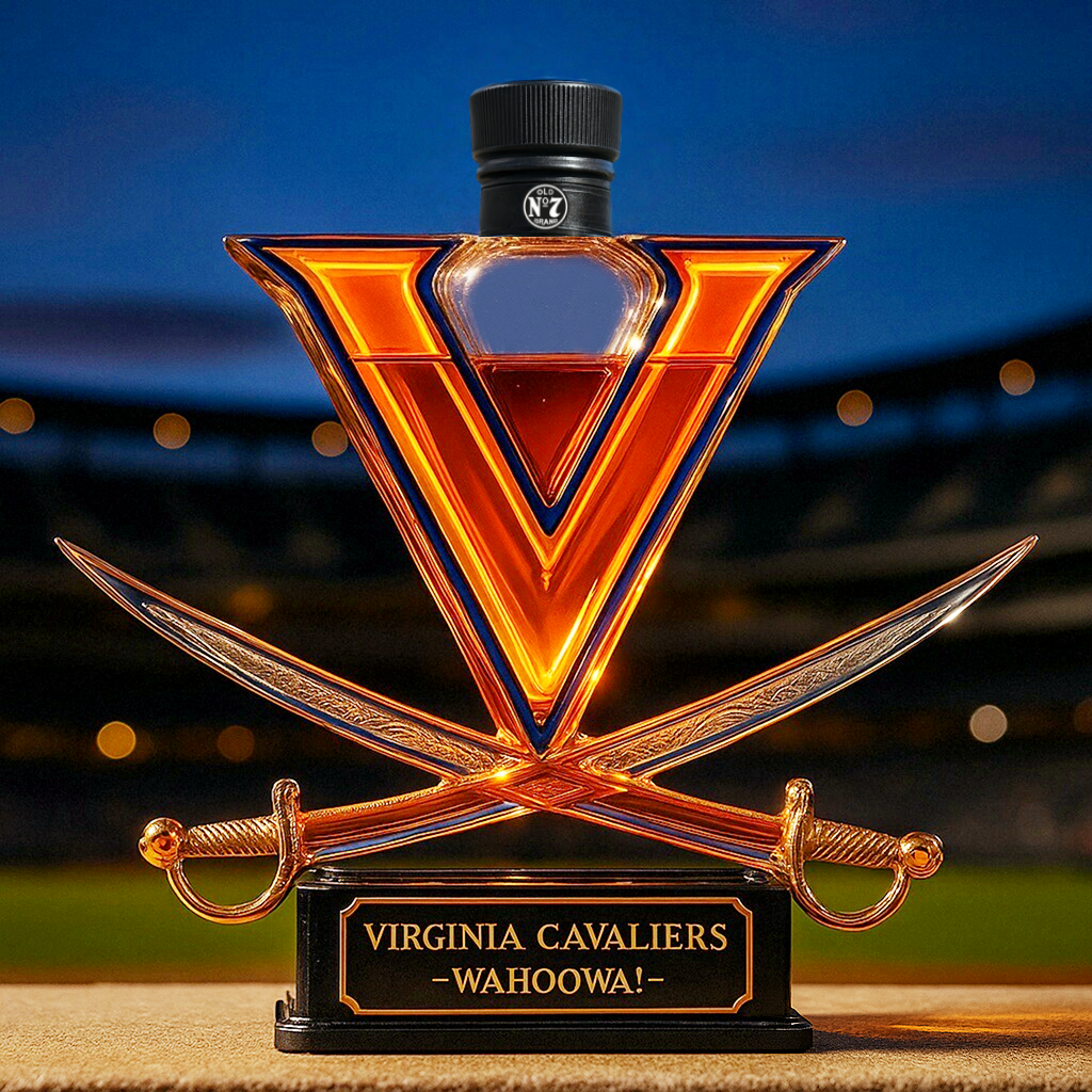 University of Virginia Cavaliers Whiskey Bottle