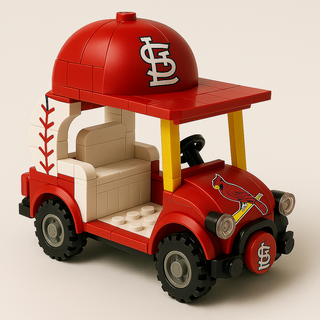 Baseball Team Cart Building Blocks