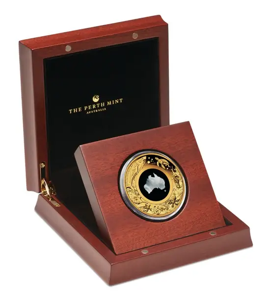 2024 Great Southern Land 2oz Gold Proof Coin with Mother of Pearl Insert