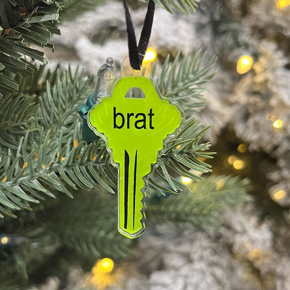 Brat Key Ornament