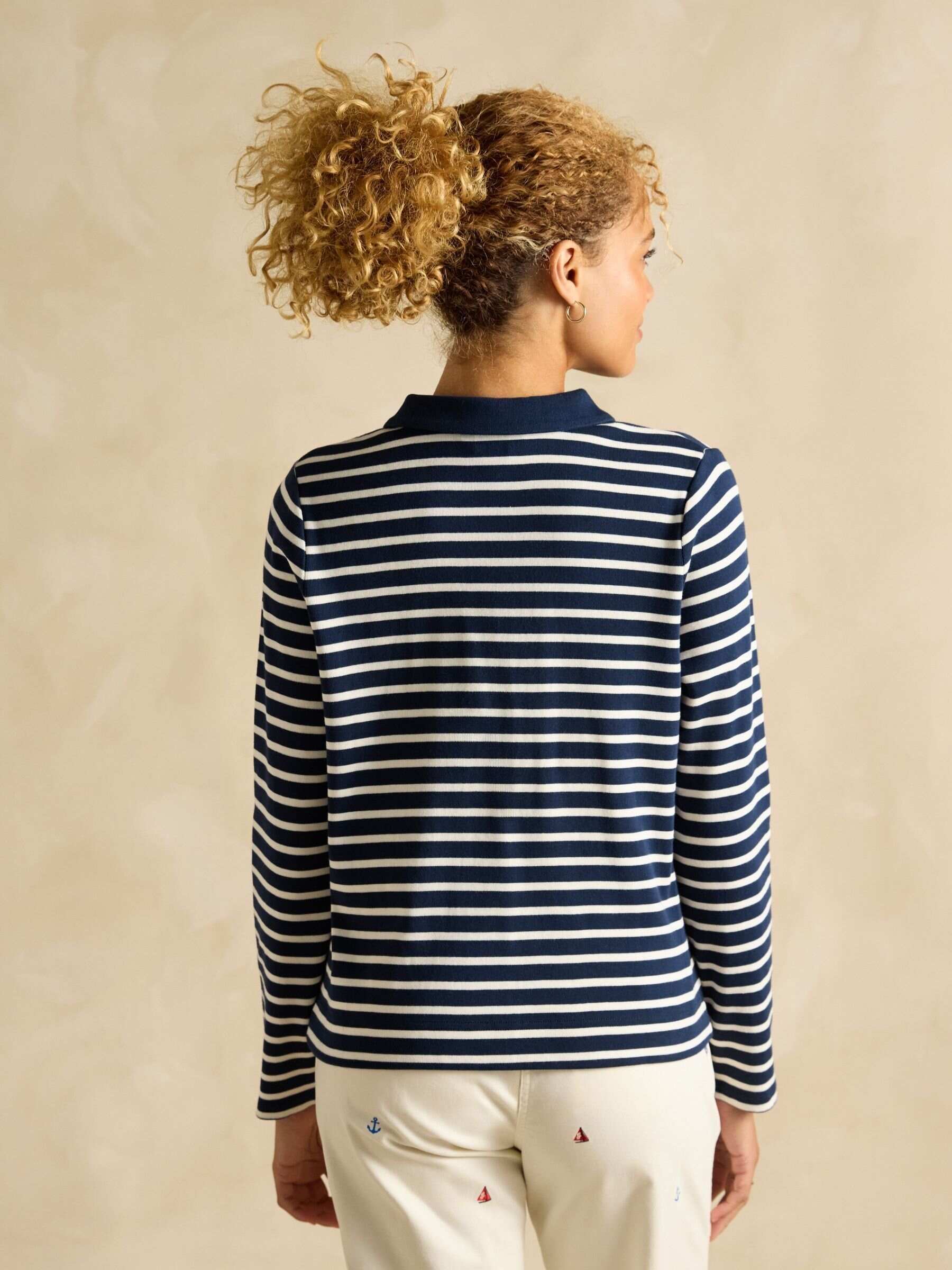 Premium Ribbed Navy Jersey Cardigan