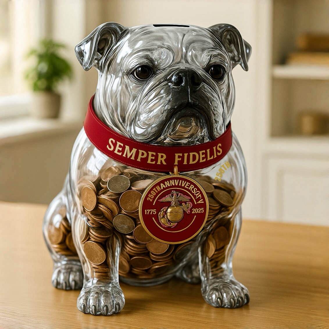 Devil Dog Bulldog Coin Bank