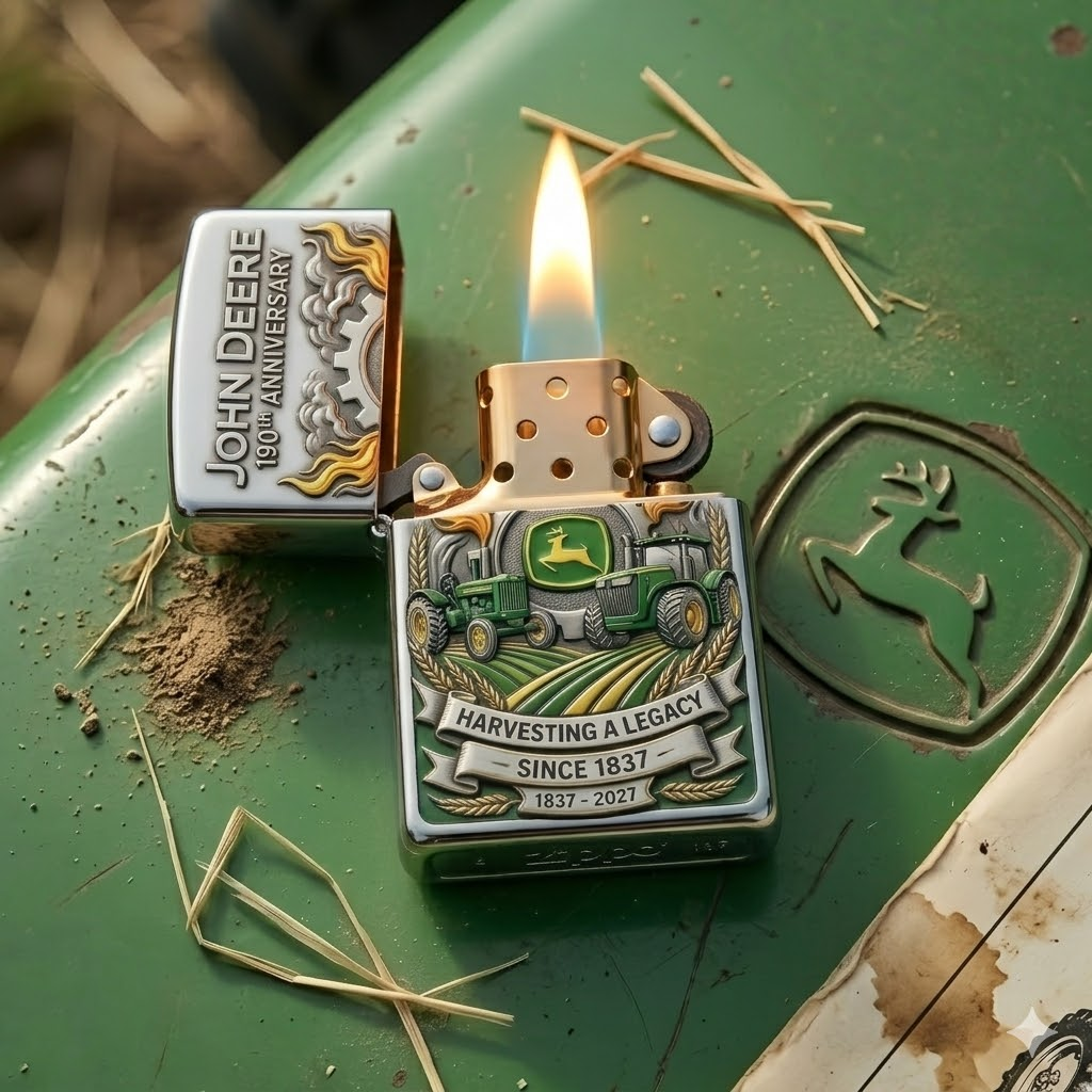 🚜 John Deere 190th Anniversary: Limited Edition Collector Lighter！