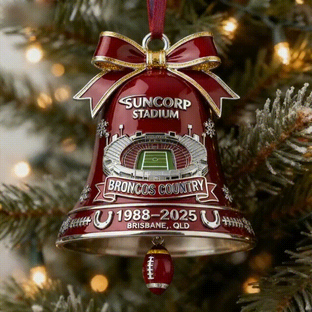 Suncorp Stadium Christmas Bell Ornament