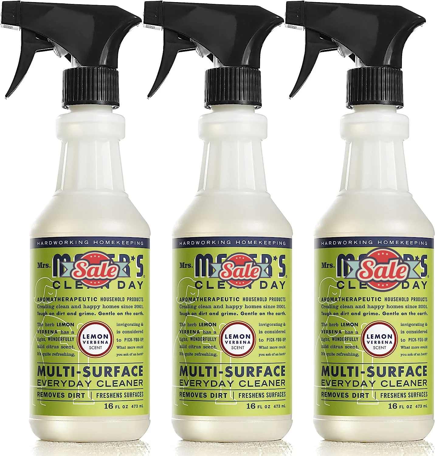 All-Purpose Cleaner Spray, Lemon Verbena, 16 fl. oz - Pack of 3