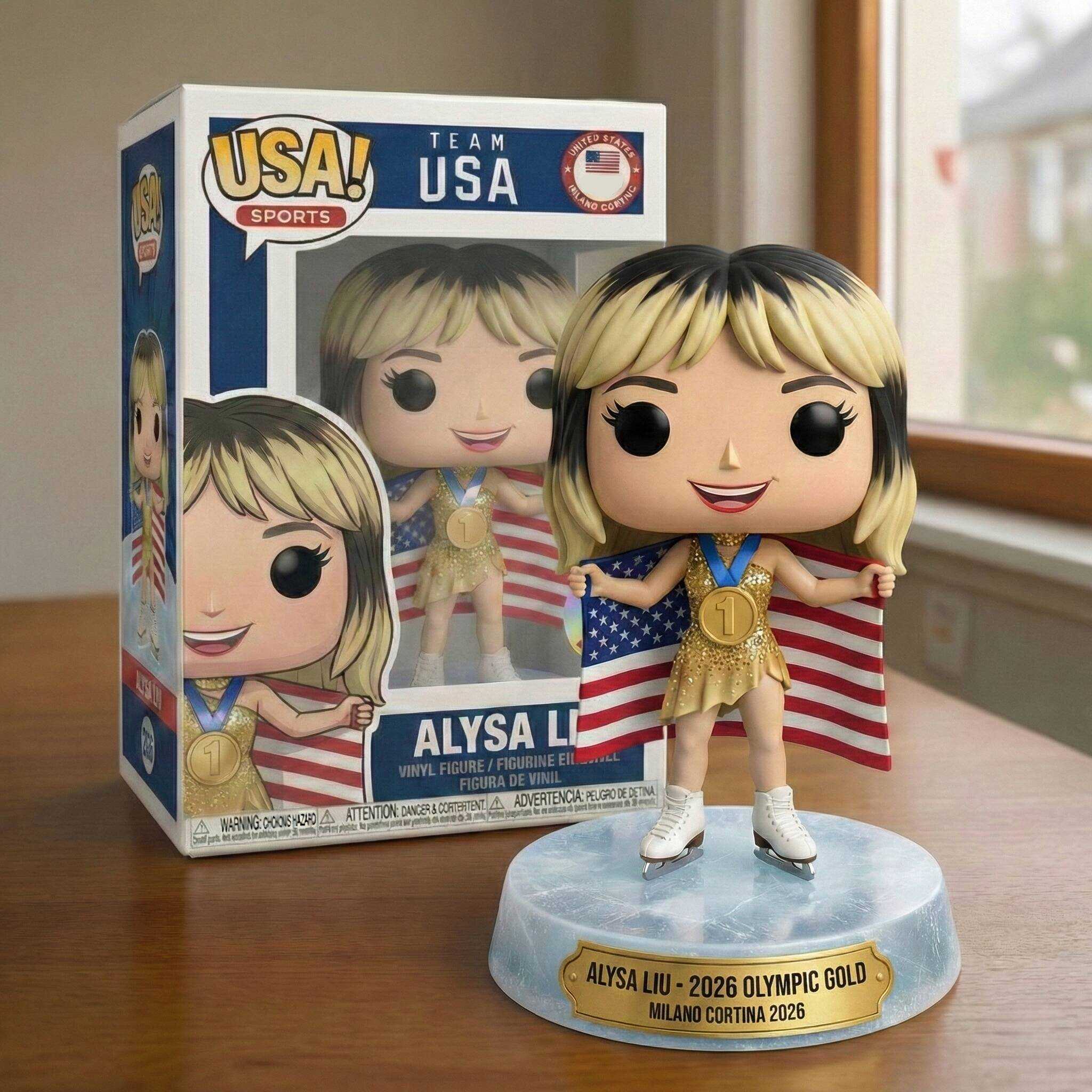 Alysa Liu – 2026 Winter Olympic Gold Commemorative Pop! Figure