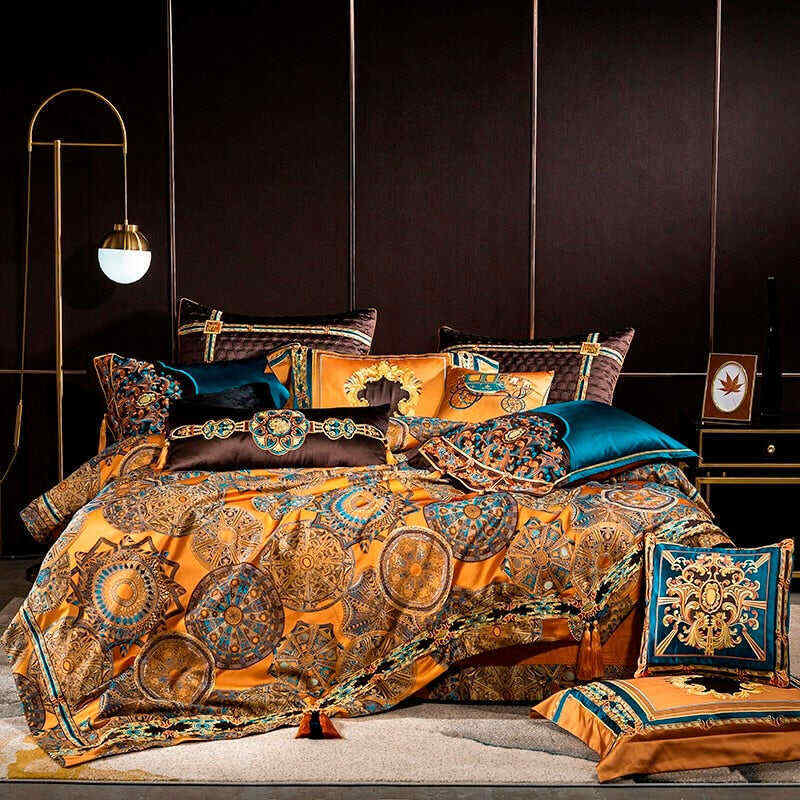 Smaddy Vintage Silk Bedding Set