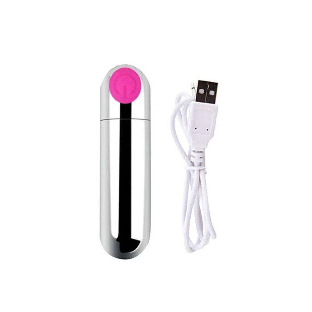 USB Charge Powerful Bullet Vibrator Women Clitoral Stimulator Vaginal G Spot Masturbation 10 Speed Vibrators Adult Sex Toys