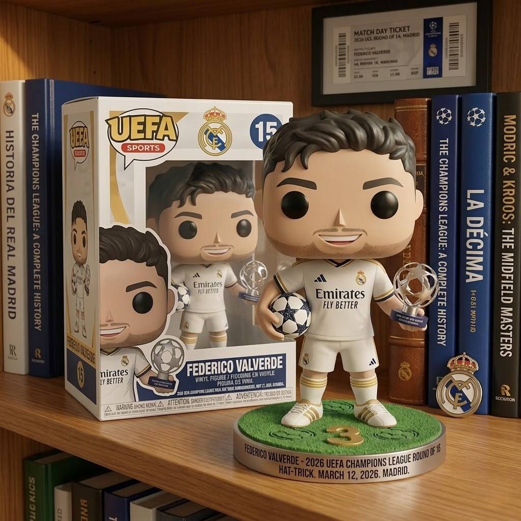 Federico Valverde – 2026 UEFA Champions League Hat-Trick Commemorative Pop! Figure