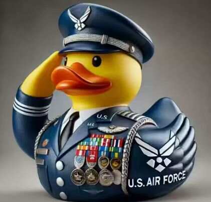 Cross-border New Arrival Cruise Duck Decorative Ornament, Nautical Duck Captain Art Gift