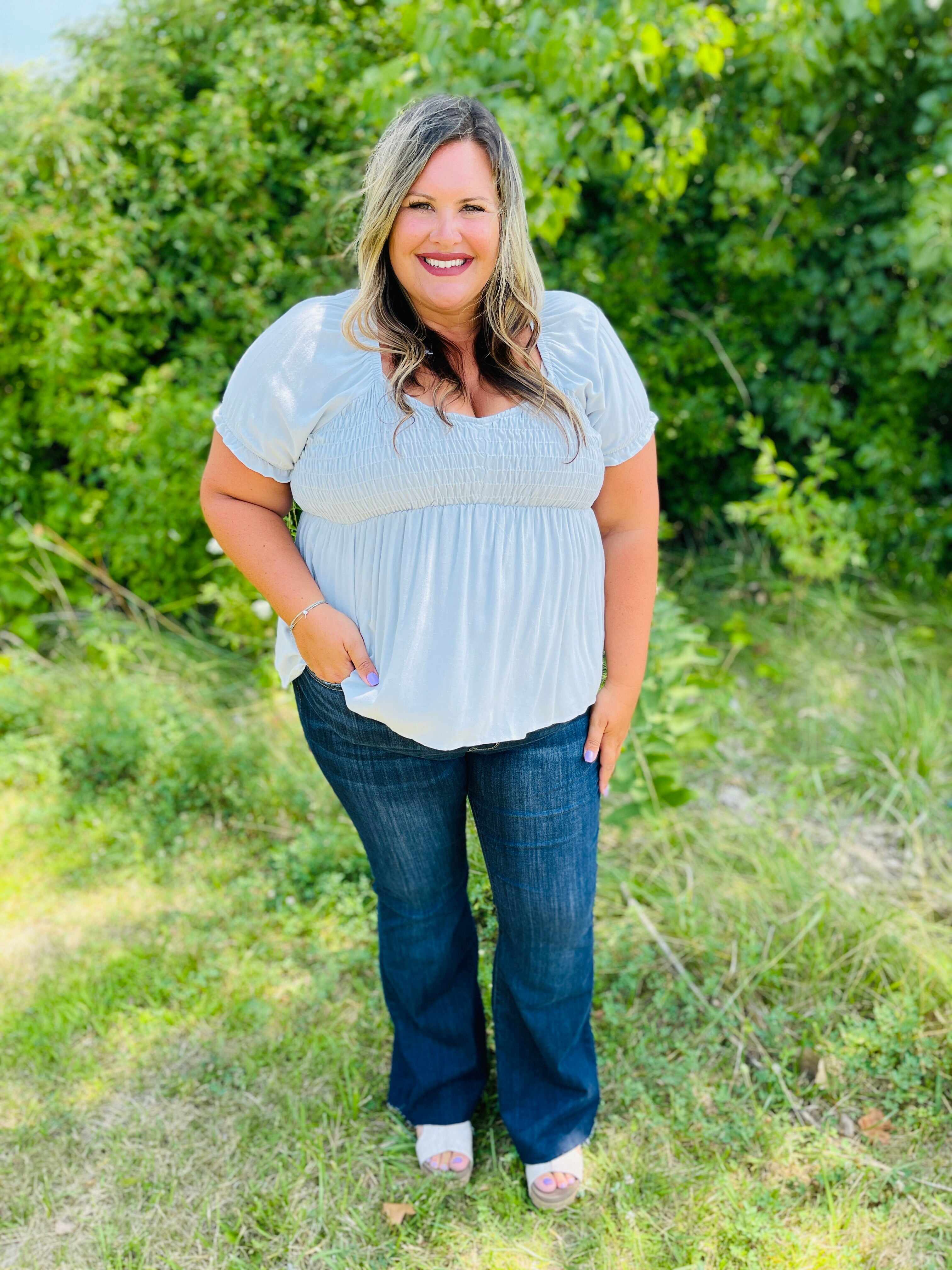 RESTOCK! REG/CURVY See Ya There Flare Jeans