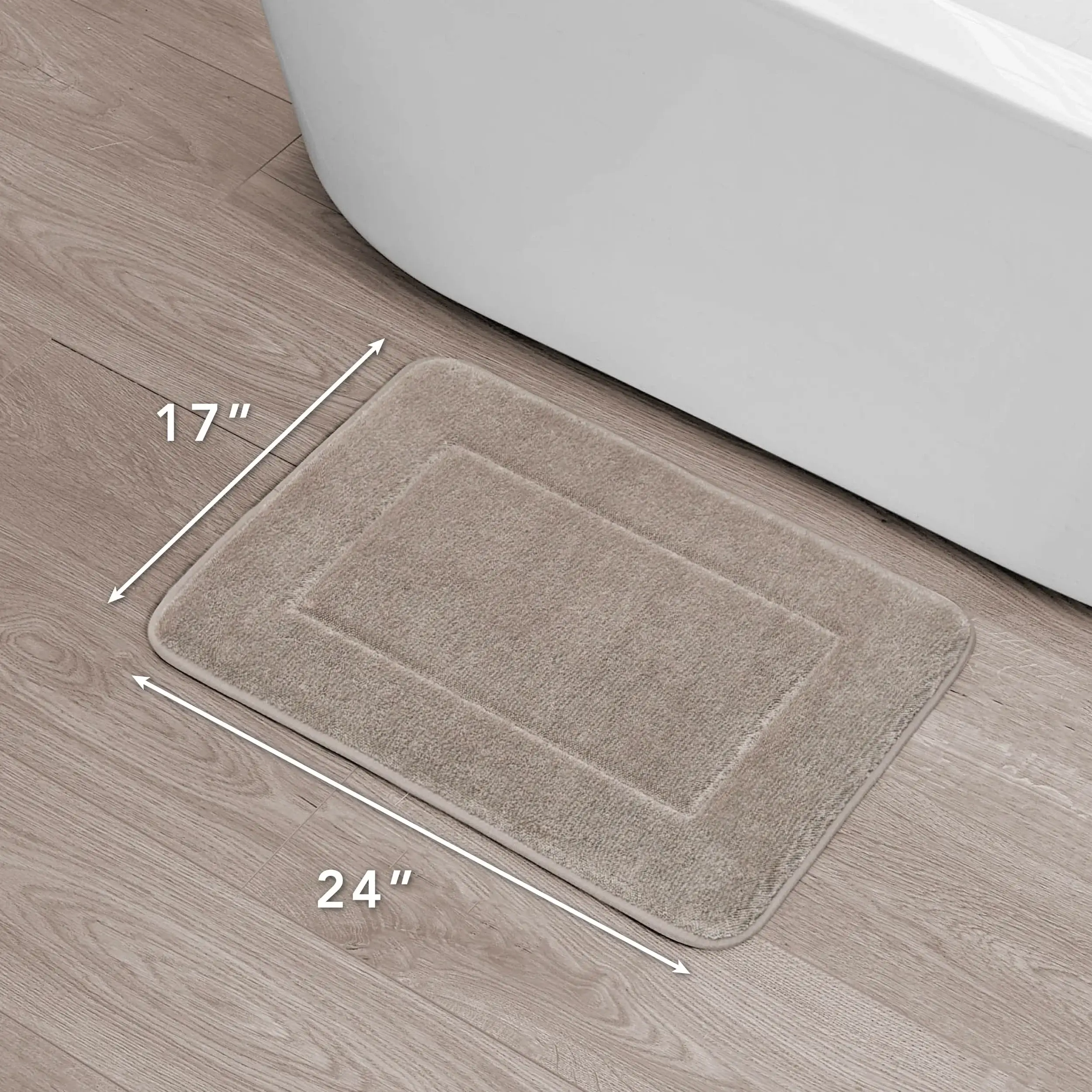 Oliver Brown Terry Memory Foam Bath Mat