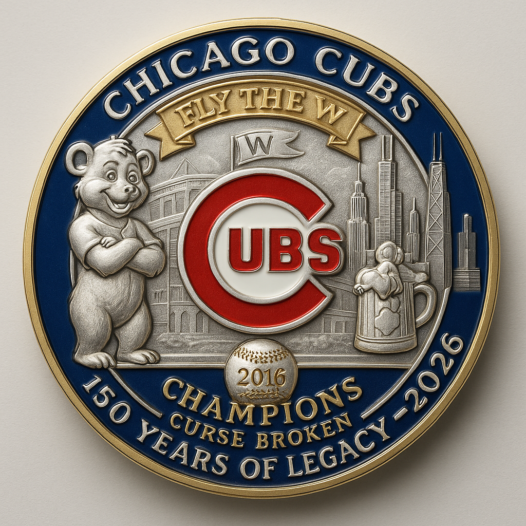 Chicago Cubs 150th Anniversary Commemorative Coin