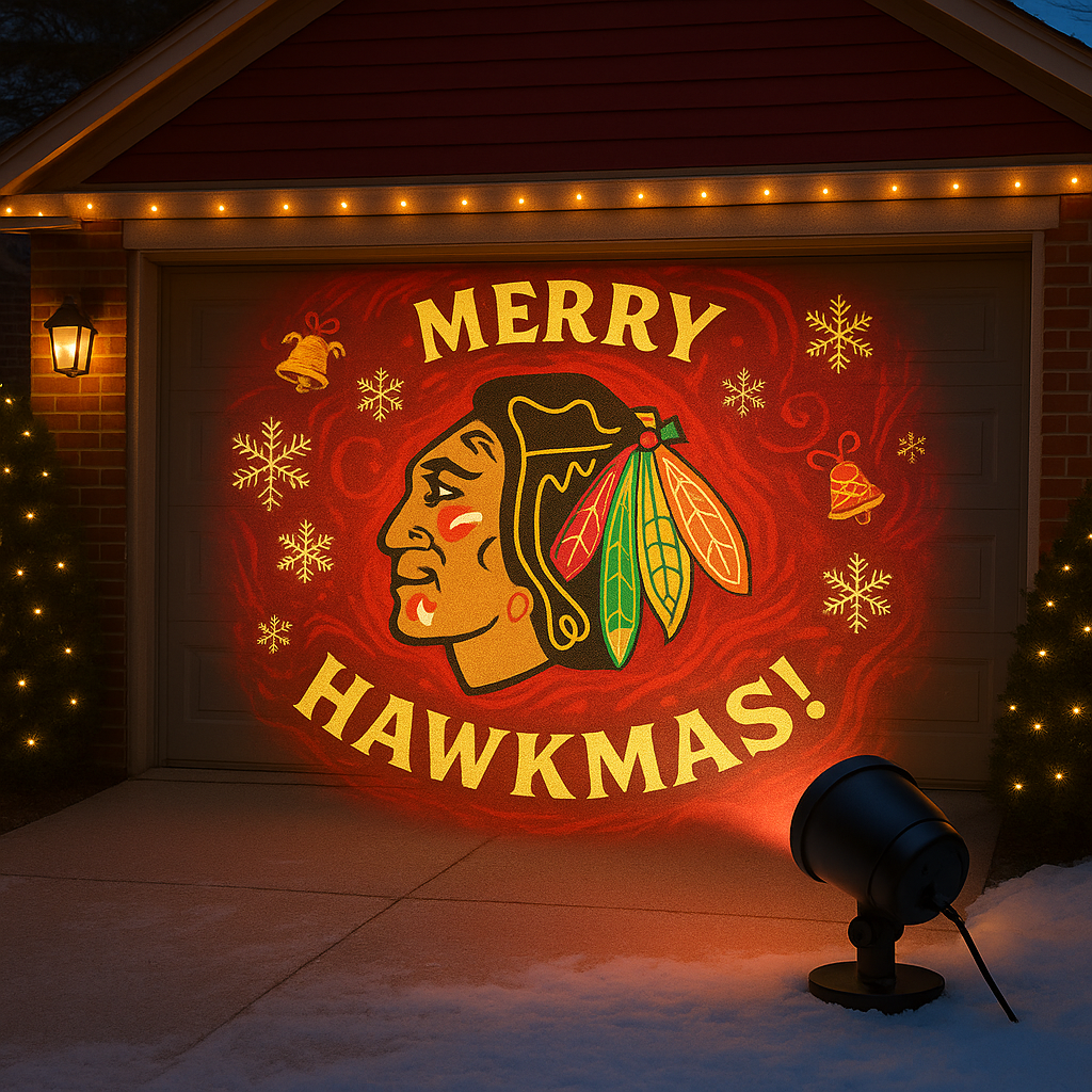 🎄🏒 Official NHL Christmas Projection Light ✨
