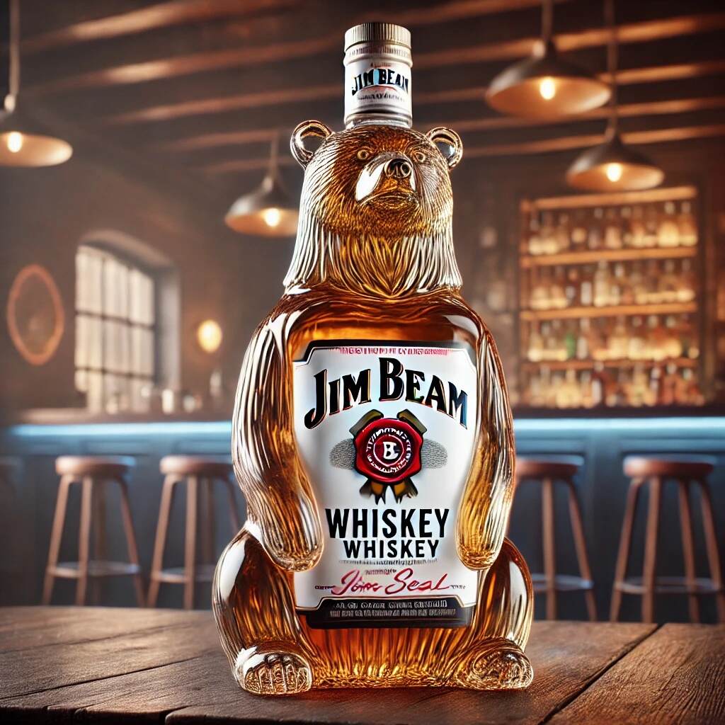 Polar Bear Whiskey Bottle