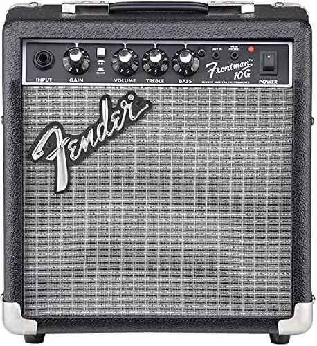 Fender Squier Stratocaster - Sunburst Bundle with Frontman 10G Amp, Gig Bag, Instrument Cable, Tuner, Strap, Picks, Fender Play Online Lessons, Instructional Book, and Austin Bazaar Instructional DVD
