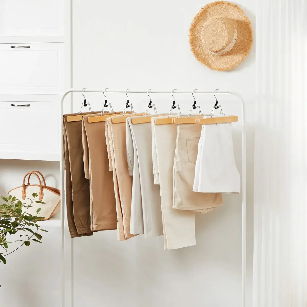 Wooden Pants Hangers 12 Pack - 12 Packs