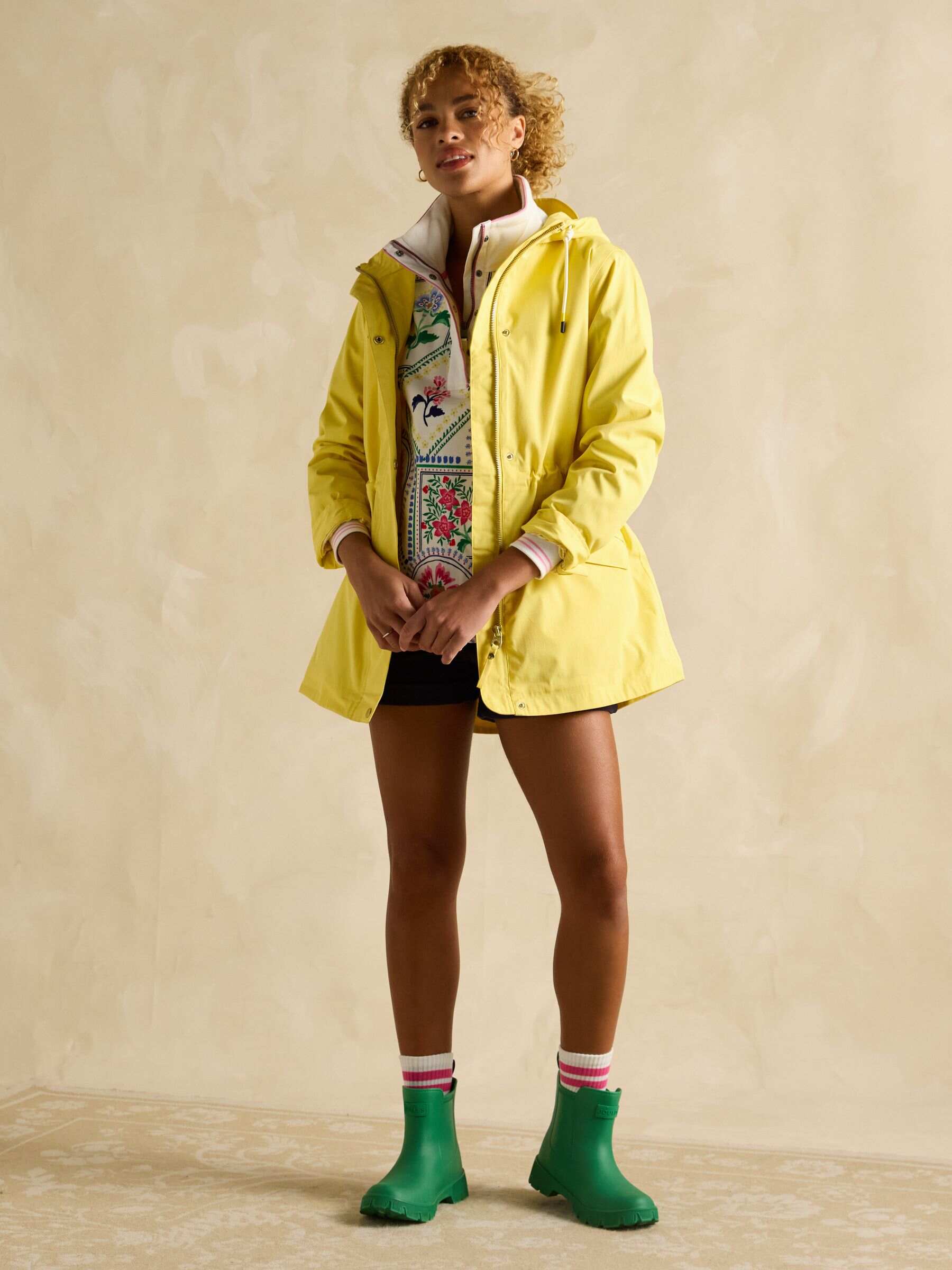 Portwell Yellow Waterproof Raincoat With Hood