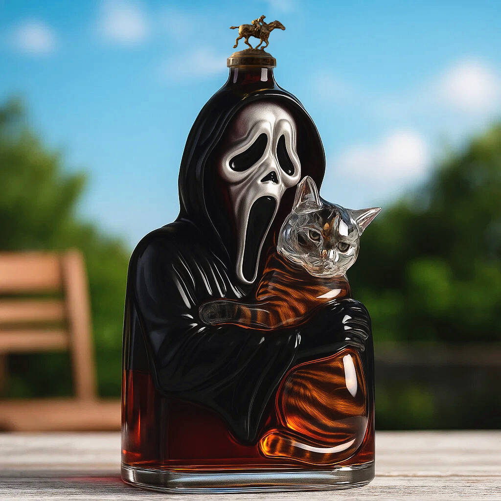 Ghostface＆Cat Whiskey bottle