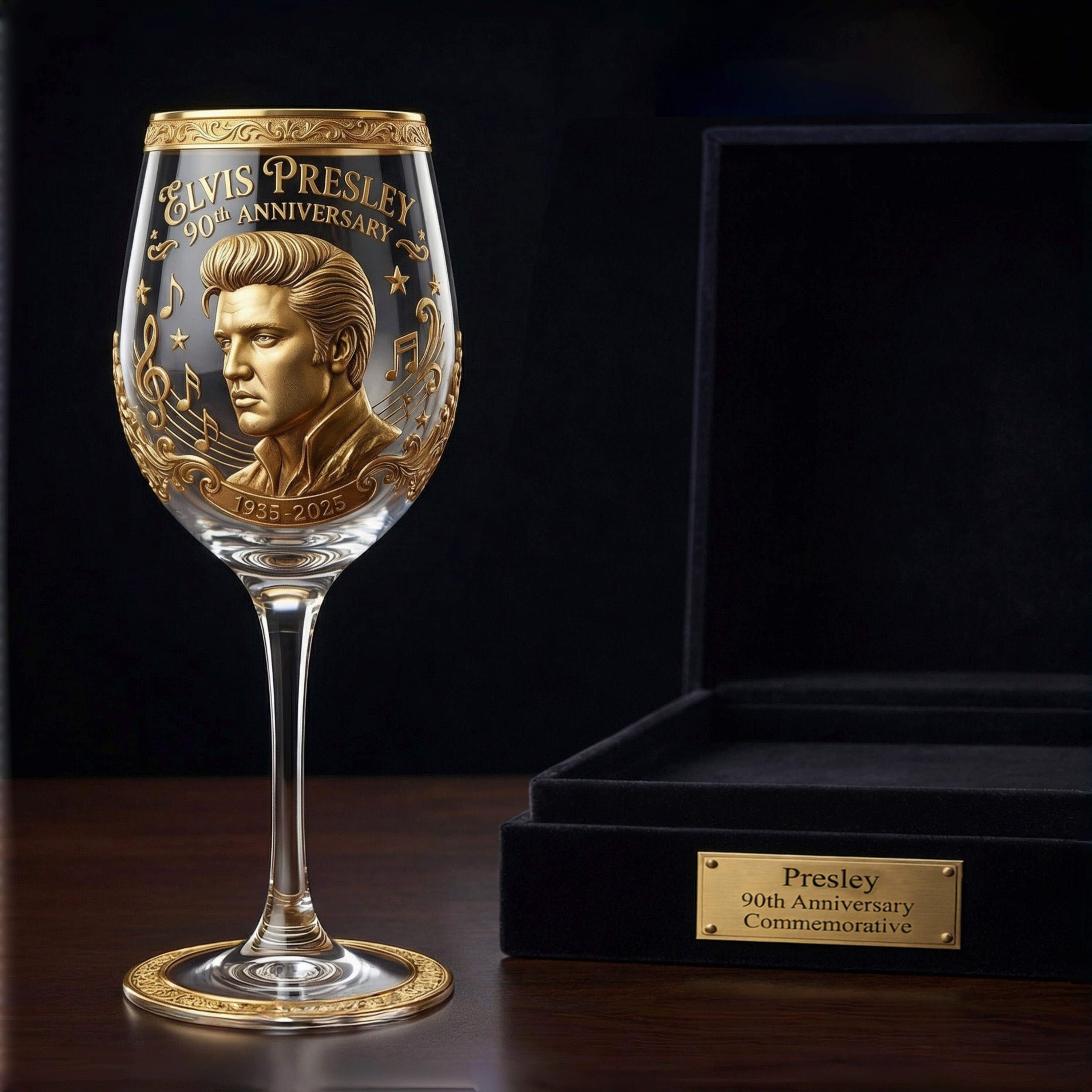 Elvis Presley 90th Anniversary Goblet