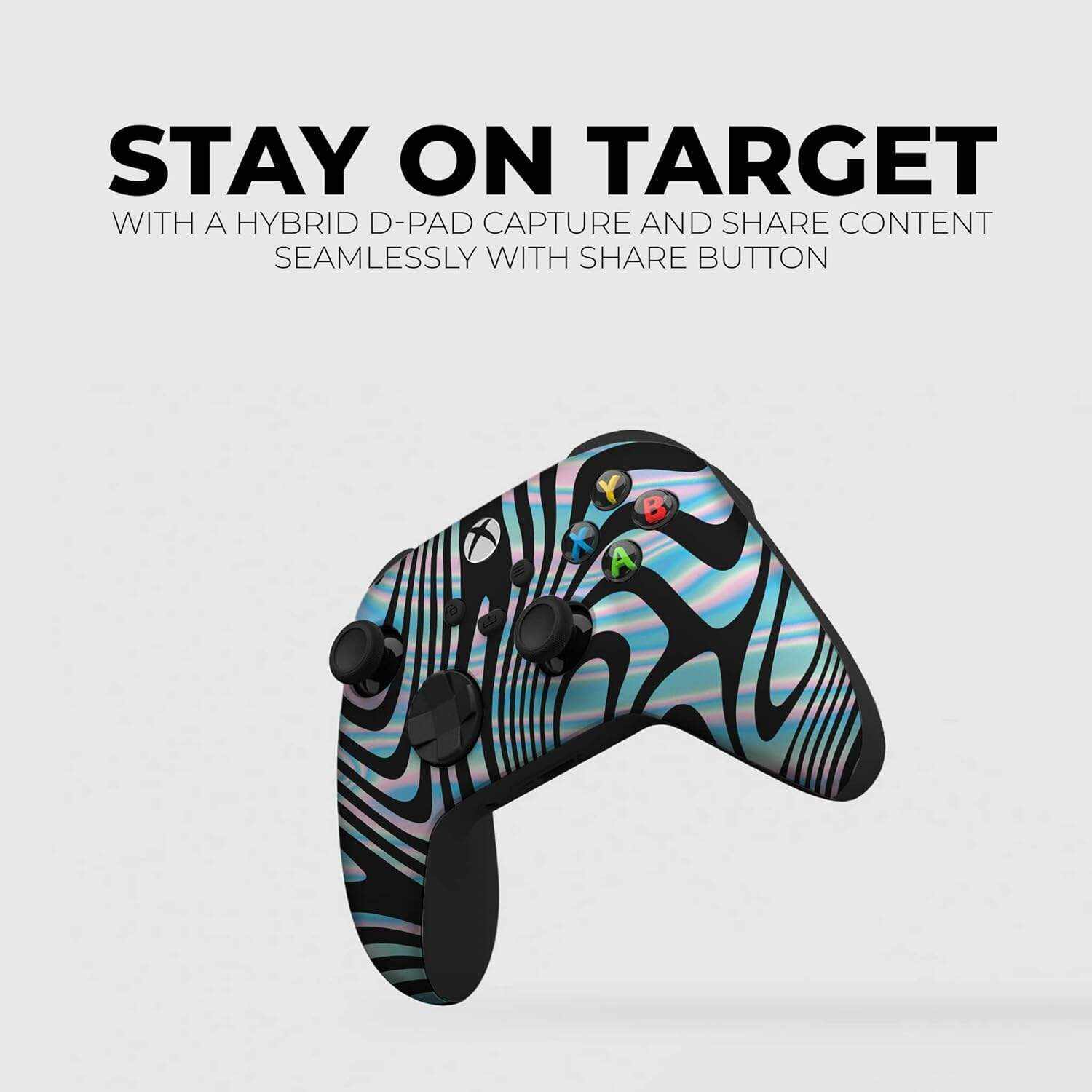 DreamController Original X-box Wireless Controller Special Edition Customized Compatible with X-box One S/X-box Series X/S & Windows 10 Made with Advanced HydroDip Print Technology(Not Just a Skin)