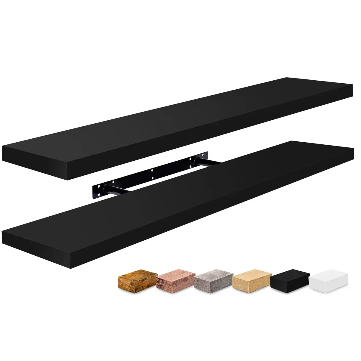 Sorbus Long Floating Shelves for Wall Set of 2 - 35
