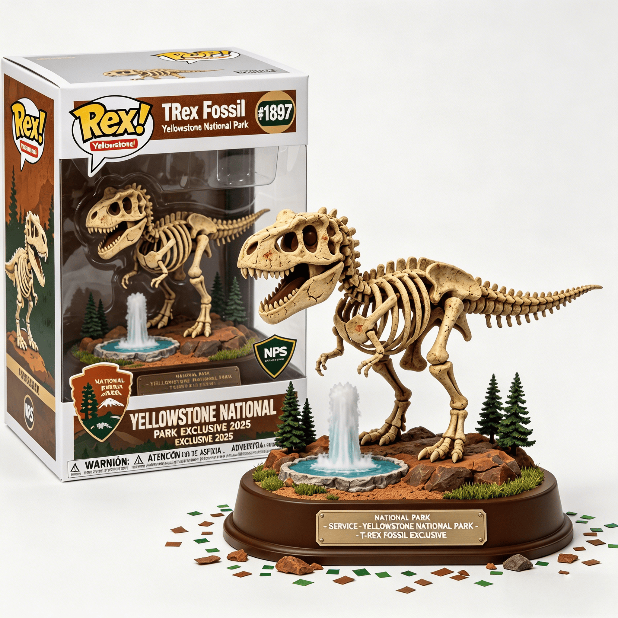 🦖Yellowstone T-Rex Fossil 1897 Funko Pop!