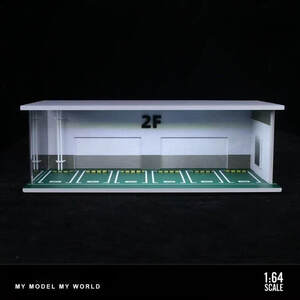 1:64 Scale Urban Graffiti Parking Diorama Display Case – Street Style Scene for Diecast Cars