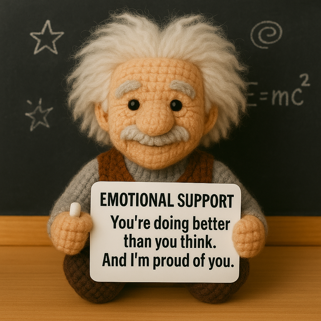 Emotional Support Einstein
