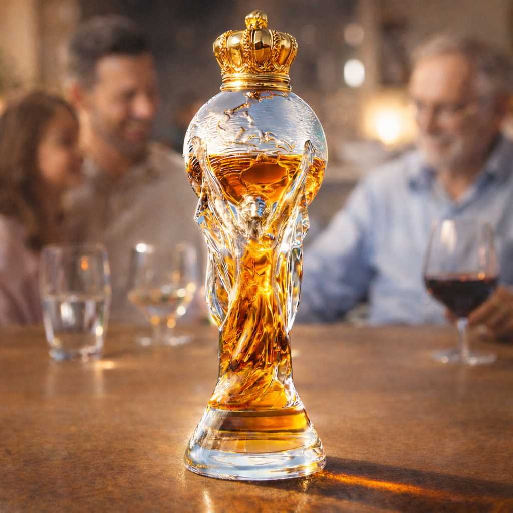 FIFA World Cup Champion Trophy Whiskey Bottle